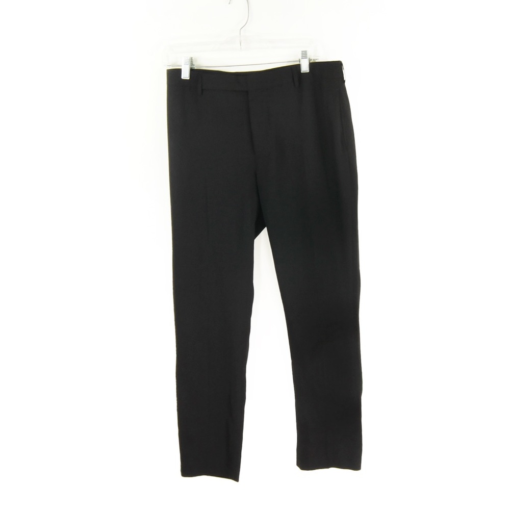 Rick Owens Dirt S/S18 Black Wool Trouser Pants